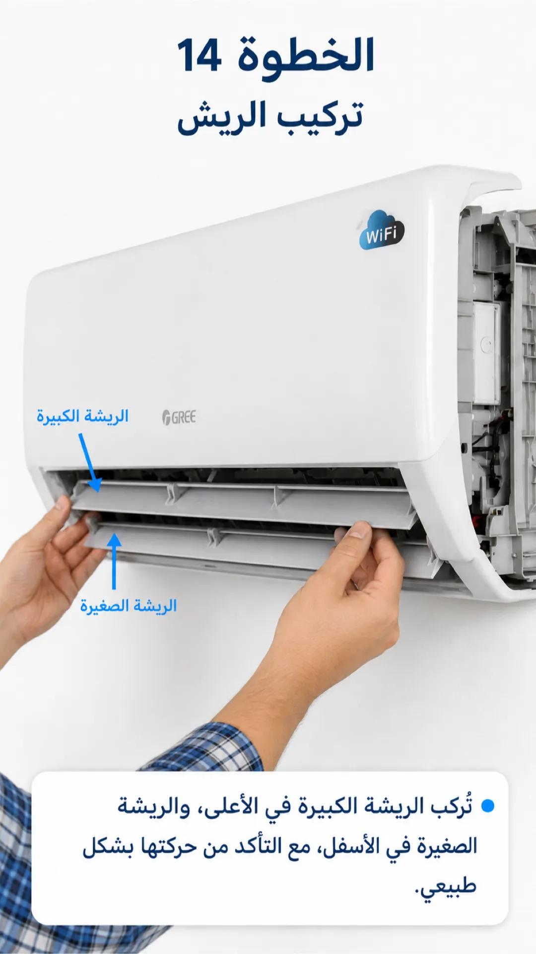 تركيب الريش